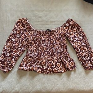 American Eagle off the shoulder crop top size- S/P